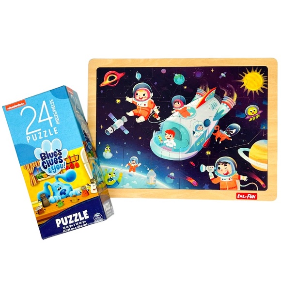 ✅ 5 for $25 - EUC Puzzles, Blue’s Clues & You and Space Exploring Astronomer - Picture 1 of 2